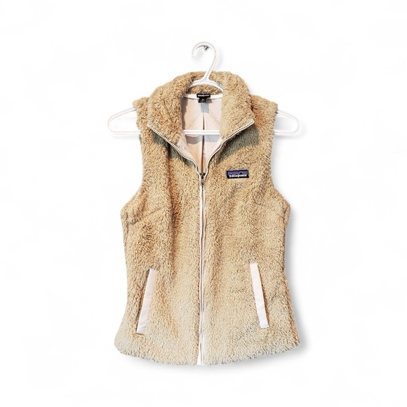 Patagonia Women's  Beige Fleece Vest - Picture 2 of 4